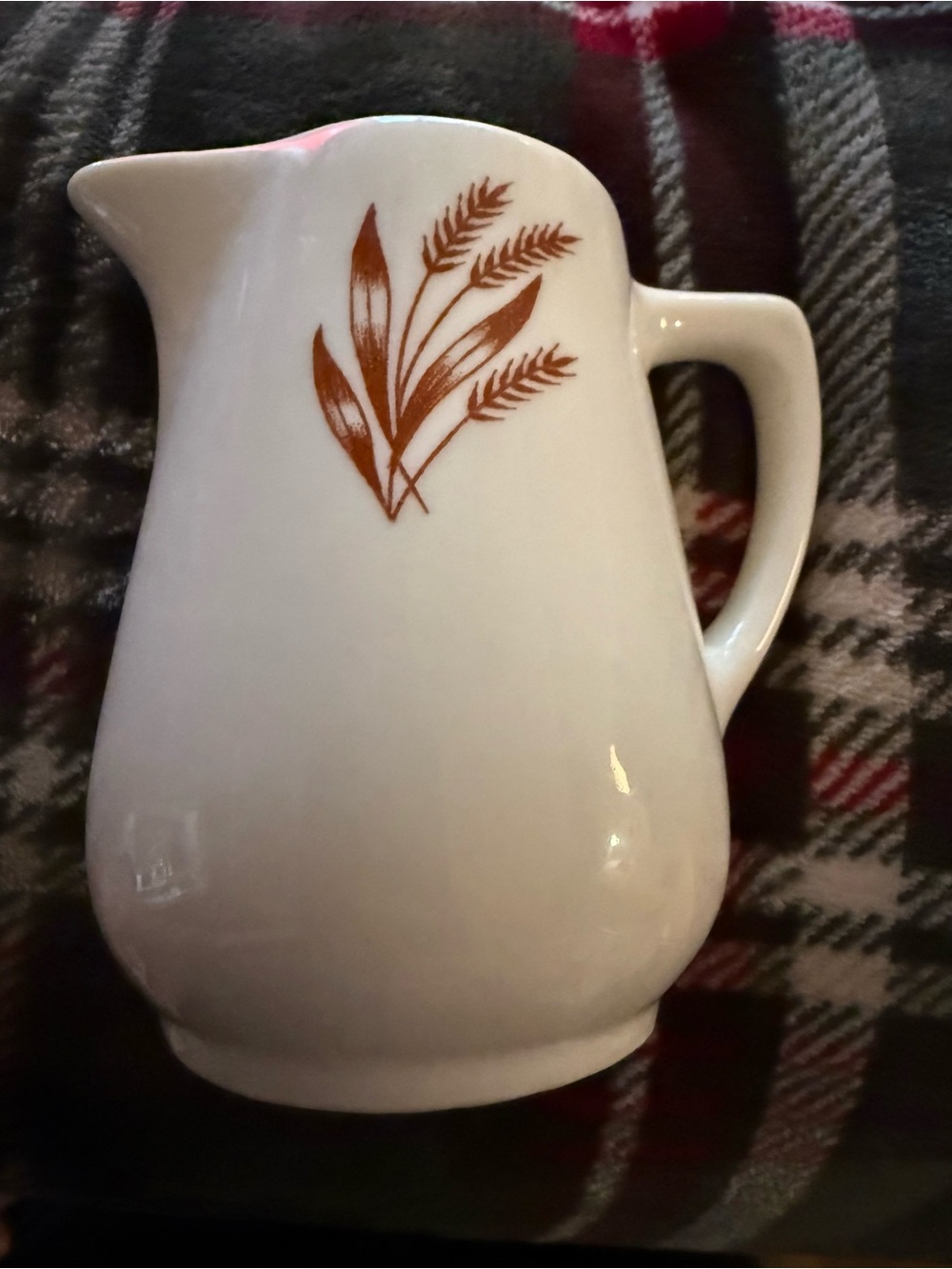 Vintage Lamberton Sterling China Small Cream Pitcher Wheat Pattern Made in USA